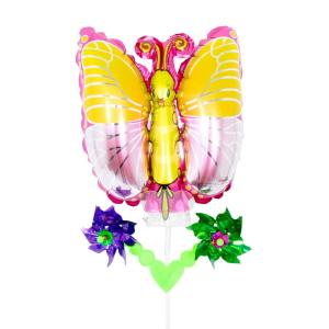 캐릭터바람개비풍선(나비)
