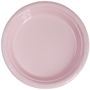 플라스틱 접시(대)핑크