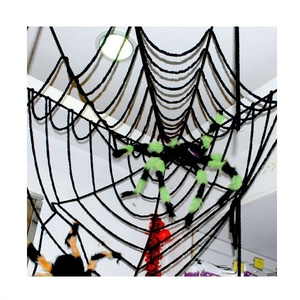 [파티친구] (데코거미줄3.6M)할로윈 장식소품 거미줄